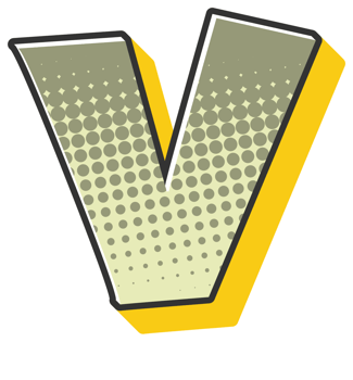 Comic Halftone Alphabet Letter and Number png