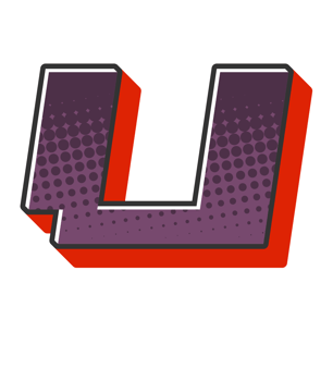 Comic Halftone Alphabet Letter and Number png