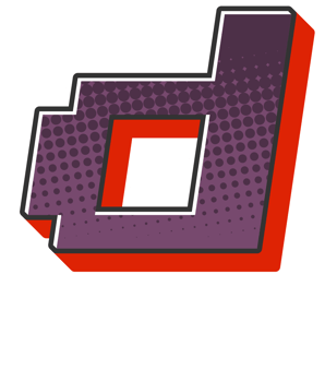 Comic Halftone Alphabet Letter and Number png