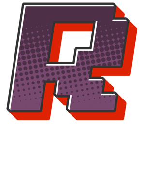 Comic Halftone Alphabet Letter and Number png