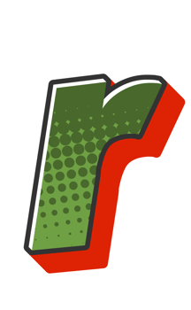 Comic Halftone Alphabet Letter and Number png