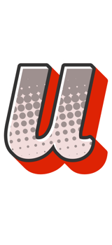 Comic Halftone Alphabet Letter and Number png