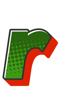 Comic Halftone Alphabet Letter and Number png