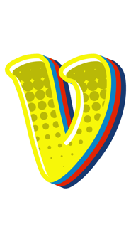 Comic Halftone Alphabet Letter and Number png
