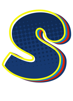 Comic Halftone Alphabet Letter and Number png
