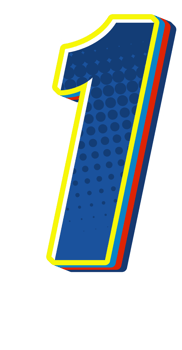 Comic Halftone Alphabet Letter and Number png