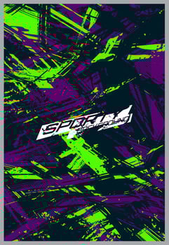 Soccer jersey design for sublimation. Abstract background with sport pattern. vector