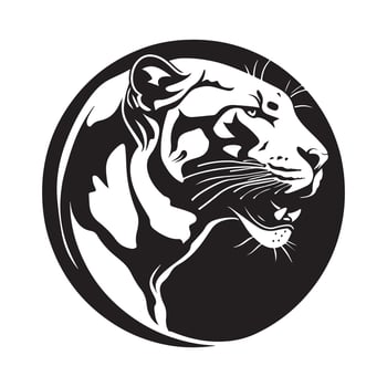 Puma Logo design illustration On white Background vector