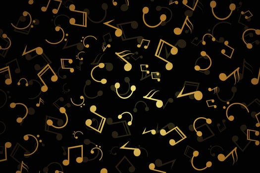 Modern music background vector