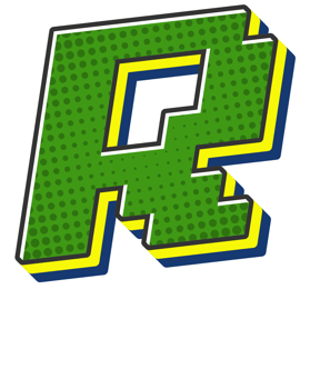 Comic Halftone Alphabet Letter and Number png