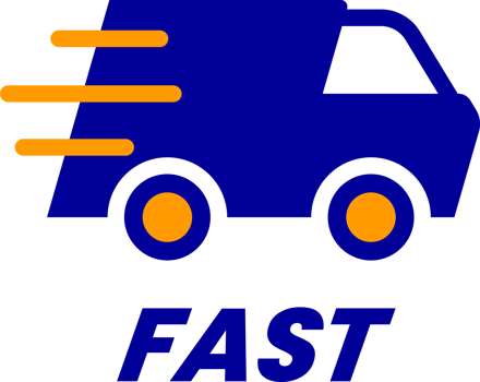 Truck Fast Shipping icon solid Fast png