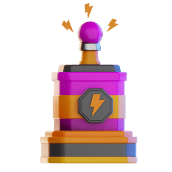 Wireless electric Technology Illustration 3d png