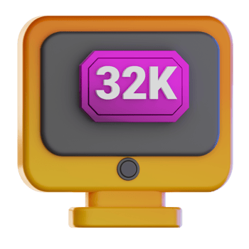 32 K Resolution Technology Illustration 3d png
