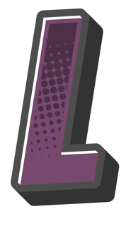 Comic Halftone Alphabet Letter and Number png