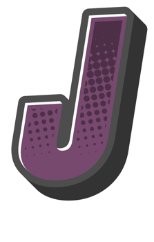Comic Halftone Alphabet Letter and Number png