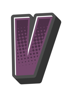 Comic Halftone Alphabet Letter and Number png