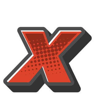 Comic Halftone Alphabet Letter and Number png
