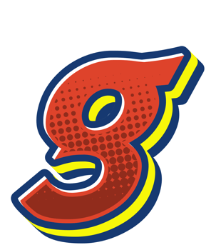 Comic Halftone Alphabet Letter and Number png