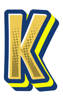 Comic Halftone Alphabet Letter and Number png