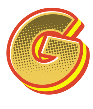 Comic Halftone Alphabet Letter and Number png