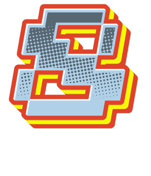 Comic Halftone Alphabet Letter and Number png