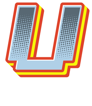 Comic Halftone Alphabet Letter and Number png