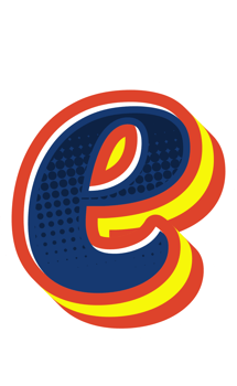 Comic Halftone Alphabet Letter and Number png