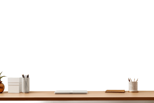 Office Desk on transparent background. png