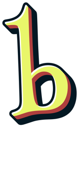 Comic Halftone Alphabet Letter and Number png