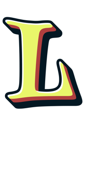 Comic Halftone Alphabet Letter and Number png