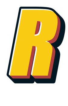 Comic Halftone Alphabet Letter and Number png