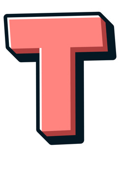 Comic Halftone Alphabet Letter and Number png