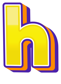 Comic Halftone Alphabet Letter and Number png