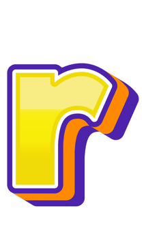 Comic Halftone Alphabet Letter and Number png