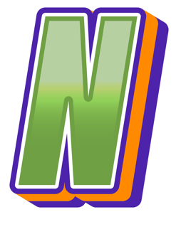 Comic Halftone Alphabet Letter and Number png
