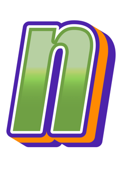 Comic Halftone Alphabet Letter and Number png