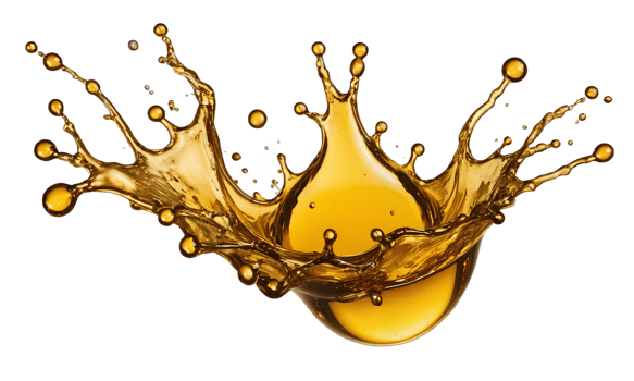 splashes of liquid oil cut out png