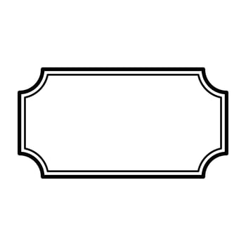 Vintage frame line. vector