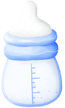 Baby feeding bottle png