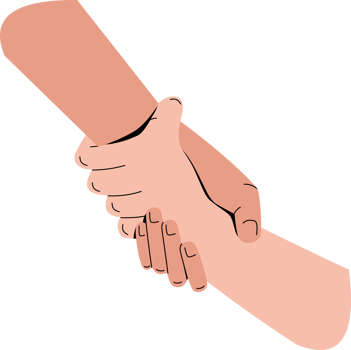 Holding Hands Illustration png