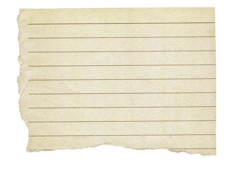 Vintage Lined Ripped Paper Strip. Scrap Paper with Torn Edge, Scrapbook Sticky Notes, Notebook Page png