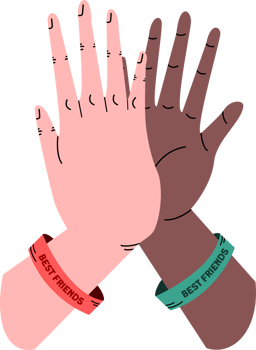 High Five Illustration png