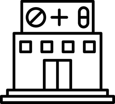 Pharmacy Line Icon vector