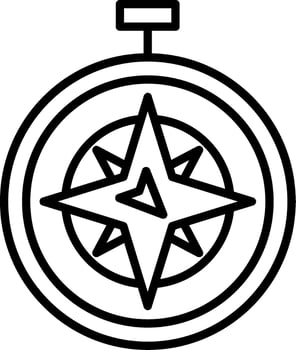 S West Line Icon vector