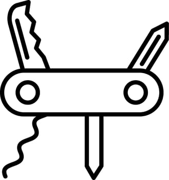 Knife Line Icon vector