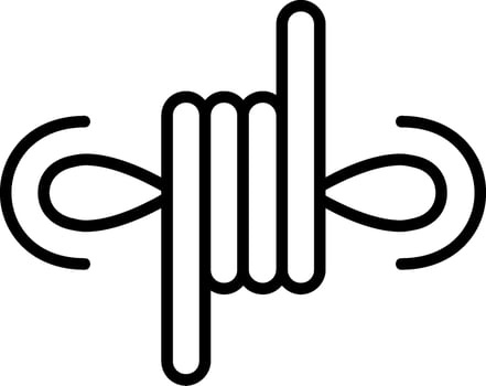 Climbing Line Icon vector