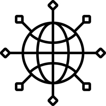Global Connect Icons Design vector