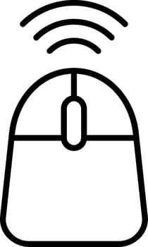 Mouse Line Icon vector