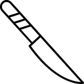 Knife Line Icon vector