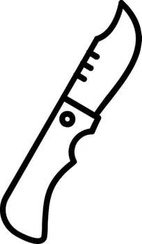 Knife Line Icon vector
